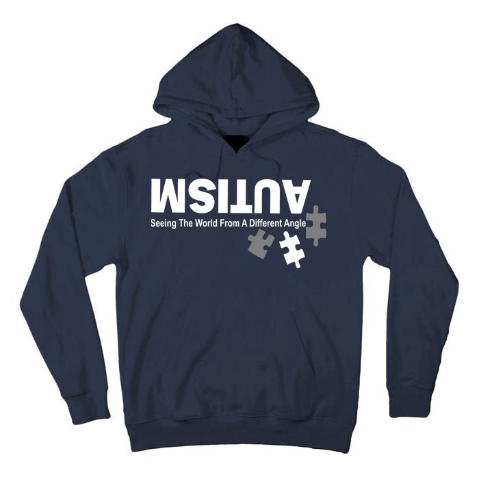 Autism Seeing The World From A Different Angle Tall Hoodie