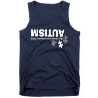 Autism Seeing The World From A Different Angle Tank Top