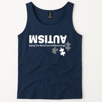 Autism Seeing The World From A Different Angle Tank Top