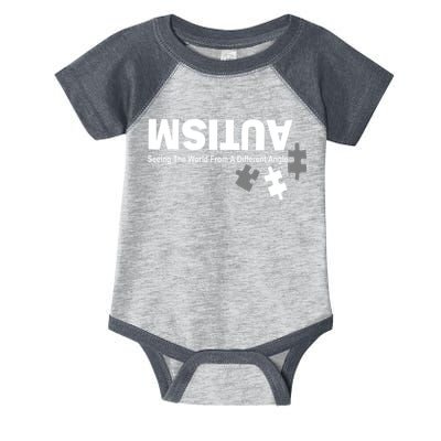 Autism Seeing The World From A Different Angle Infant Baby Jersey Bodysuit