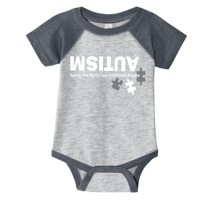 Autism Seeing The World From A Different Angle Infant Baby Jersey Bodysuit