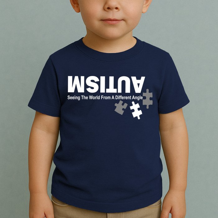 Autism Seeing The World From A Different Angle Toddler T-Shirt