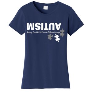 Autism Seeing The World From A Different Angle Women's T-Shirt