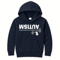Autism Seeing The World From A Different Angle Kids Hoodie