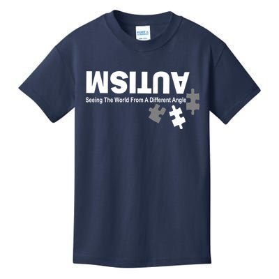 Autism Seeing The World From A Different Angle Kids T-Shirt