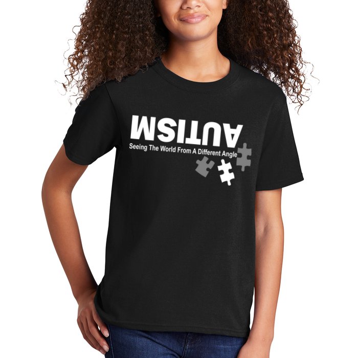 Autism Seeing The World From A Different Angle Kids T-Shirt