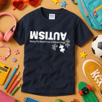 Autism Seeing The World From A Different Angle Kids T-Shirt
