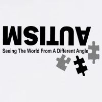 Autism Seeing The World From A Different Angle Garment-Dyed Sweatshirt