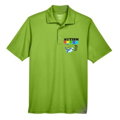 Autism Shark Men's Origin Performance Pique Polo