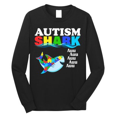 Autism Shark Long Sleeve Shirt