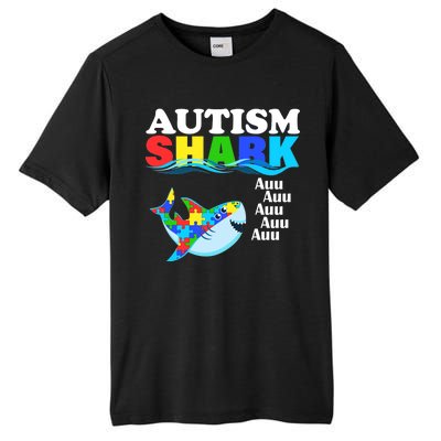 Autism Shark Tall Fusion ChromaSoft Performance T-Shirt