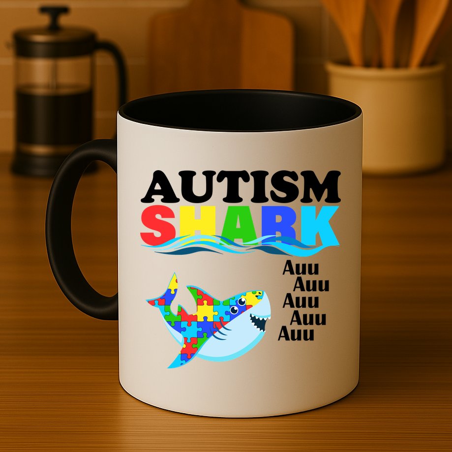 Autism Shark Mug