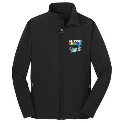 Autism Shark Core Soft Shell Jacket