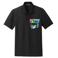 Autism Shark Dry Zone Grid Polo