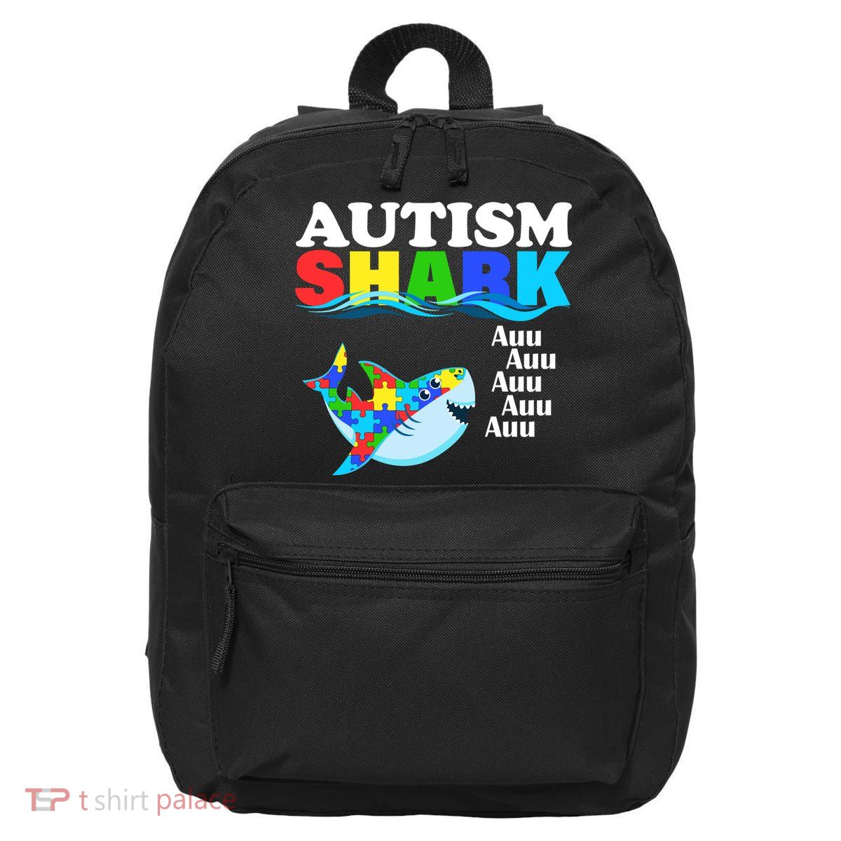 Autism Shark 16 in Basic Backpack