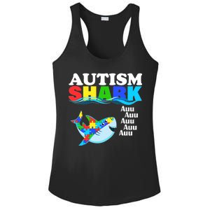 Autism Shark Ladies PosiCharge Competitor Racerback Tank