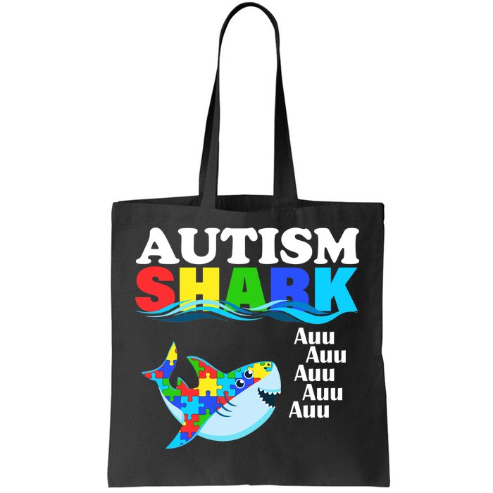 Autism Shark Tote Bag