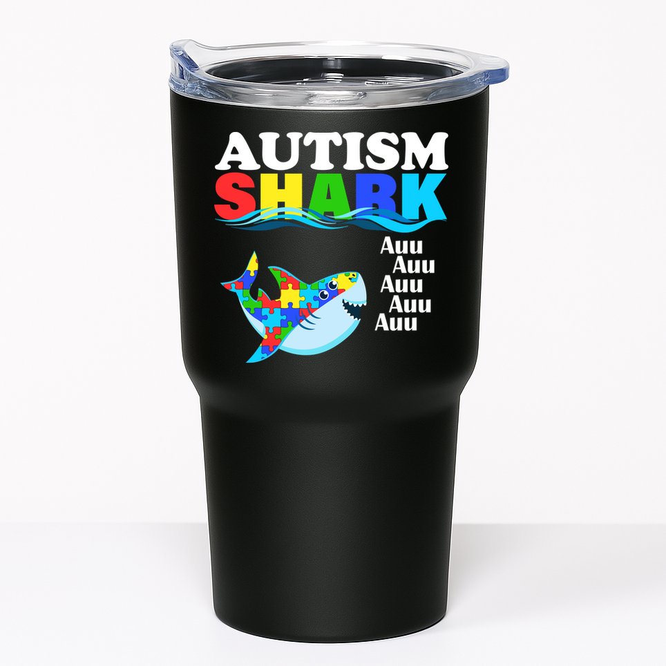 Autism Shark Tumbler