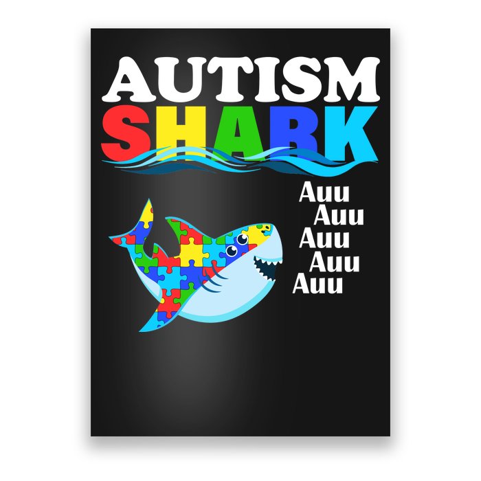 Autism Shark Poster