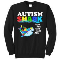 Autism Shark Tall Sweatshirt