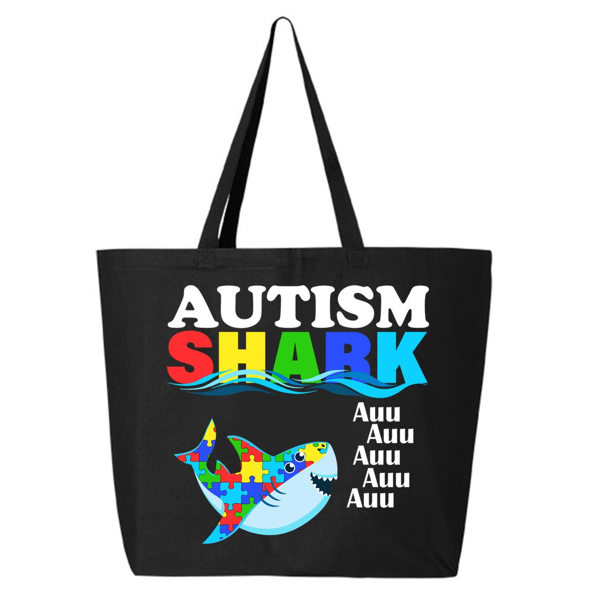 Autism Shark 25L Jumbo Tote