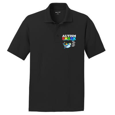 Autism Shark PosiCharge RacerMesh Polo