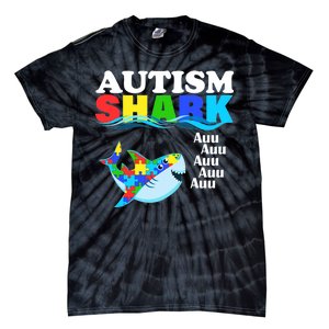 Autism Shark Tie-Dye T-Shirt