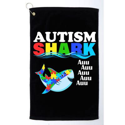 Autism Shark Platinum Collection Golf Towel