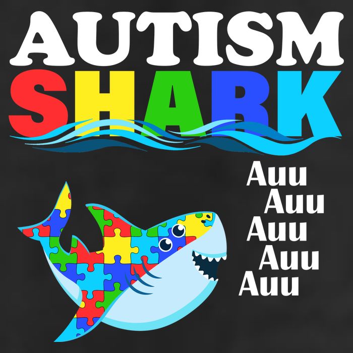Autism Shark Golf Towel