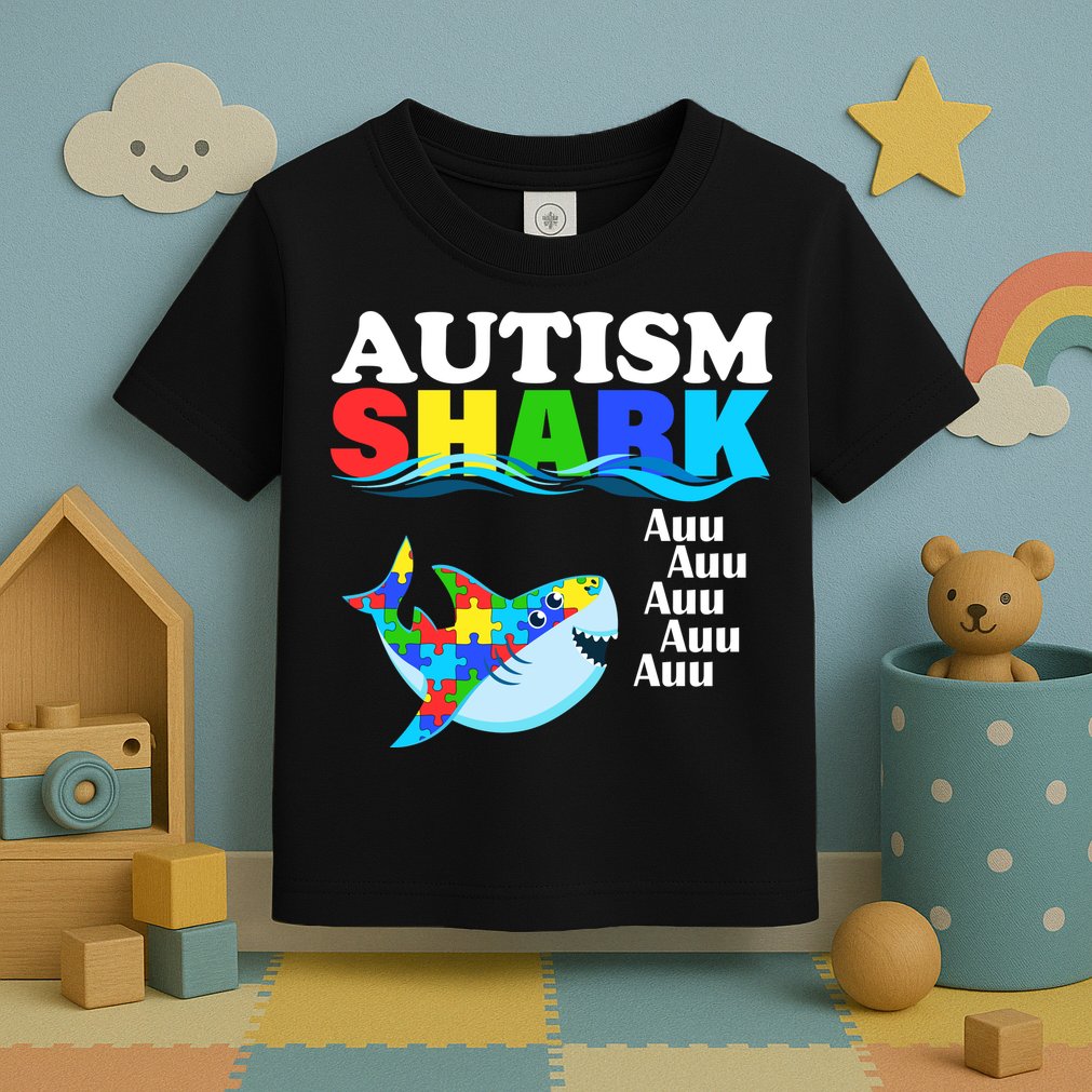 Autism Shark Toddler T-Shirt