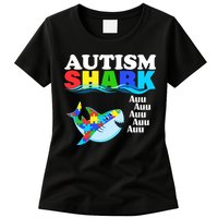 Autism Shark Womens T-Shirt