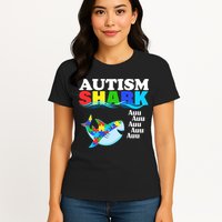 Autism Shark Womens T-Shirt