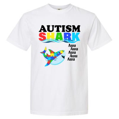 Autism Shark Garment-Dyed Heavyweight T-Shirt