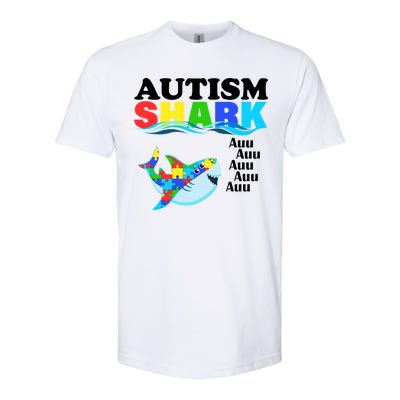 Autism Shark Softstyle CVC T-Shirt