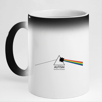 Autism Spectrum Disorder Prism 11oz Black Color Changing Mug