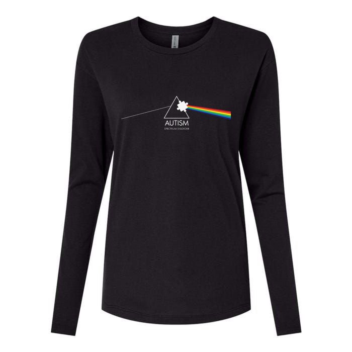 Autism Spectrum Disorder Prism Womens Cotton Relaxed Long Sleeve T-Shirt