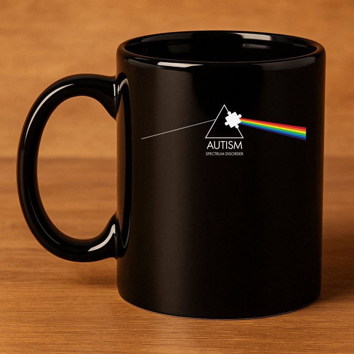 Autism Spectrum Disorder Prism 11oz C Handle Ceramic Mug