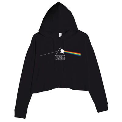 Autism Spectrum Disorder Prism Crop Fleece Hoodie