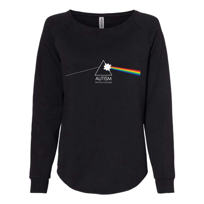 Autism Spectrum Disorder Prism Womens California Wash Sweatshirt