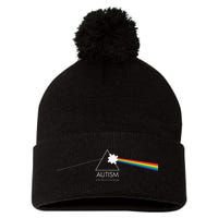 Autism Spectrum Disorder Prism Pom Pom 12in Knit Beanie