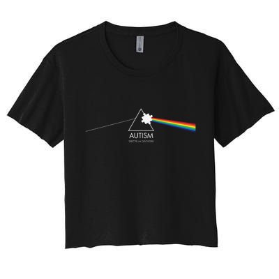 Autism Spectrum Disorder Prism Women's Crop Top Tee