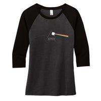 Autism Spectrum Disorder Prism Women's Tri-Blend 3/4-Sleeve Raglan Shirt