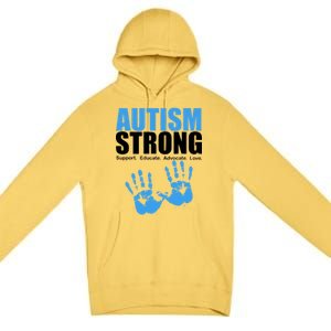 Autism Strong Premium Pullover Hoodie