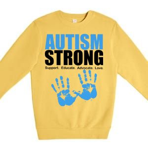 Autism Strong Premium Crewneck Sweatshirt