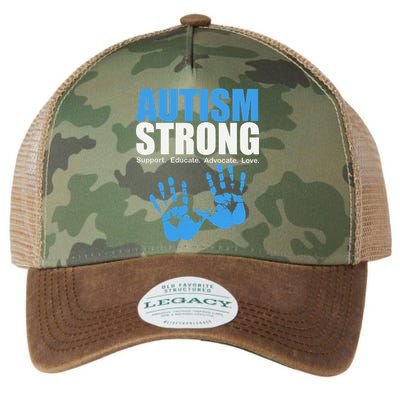 Autism Strong Legacy Tie Dye Trucker Hat