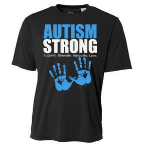 Autism Strong Cooling Performance Crew T-Shirt