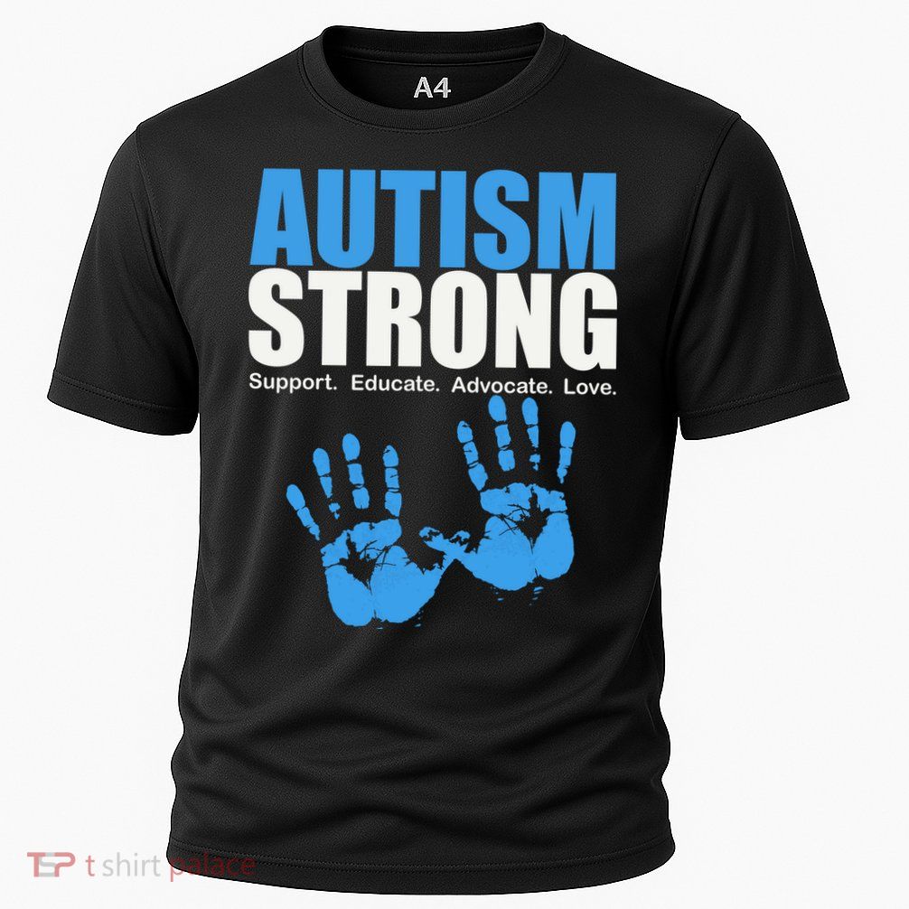 Autism Strong Cooling Performance Crew T-Shirt