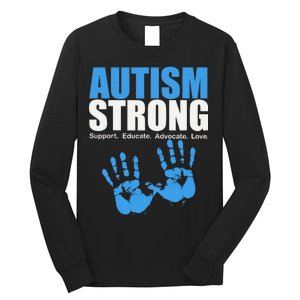 Autism Strong Long Sleeve Shirt