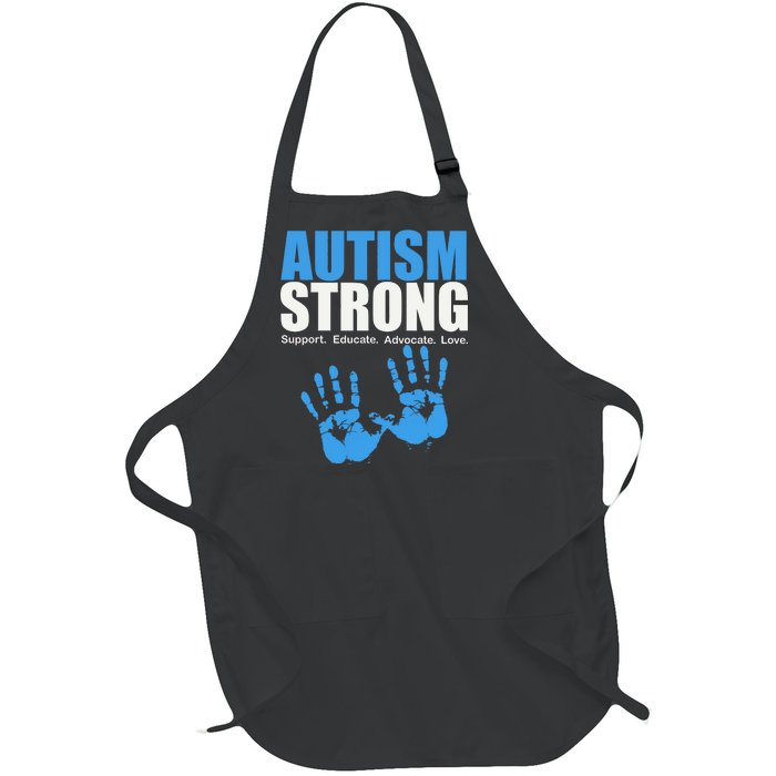 Autism Strong Full-Length Apron With Pockets