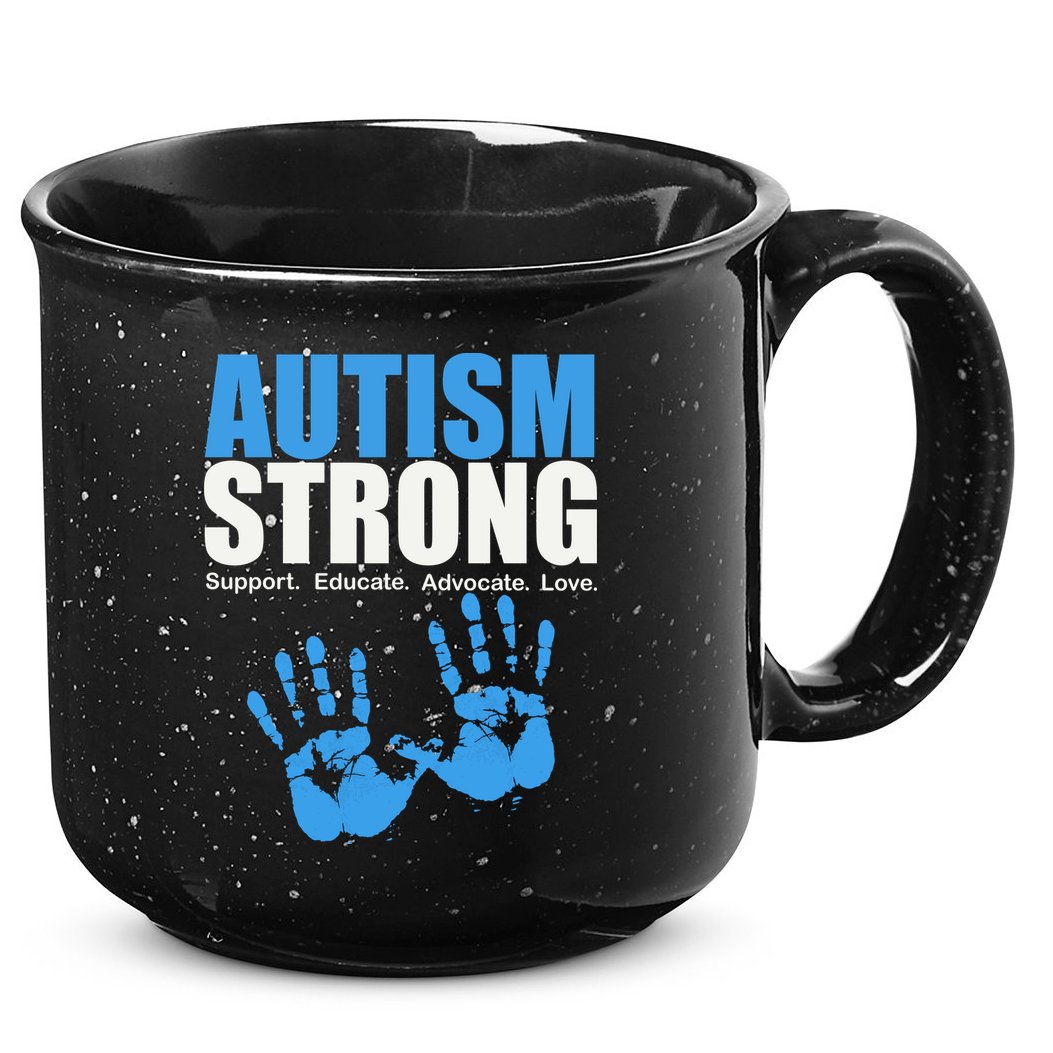 Autism Strong 15oz Campfire Ceramic Mug